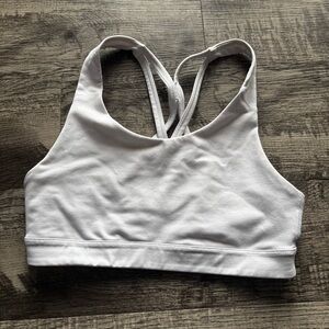 Women’s OLD NAVY active Sports Bra - White - Racerback Size Small